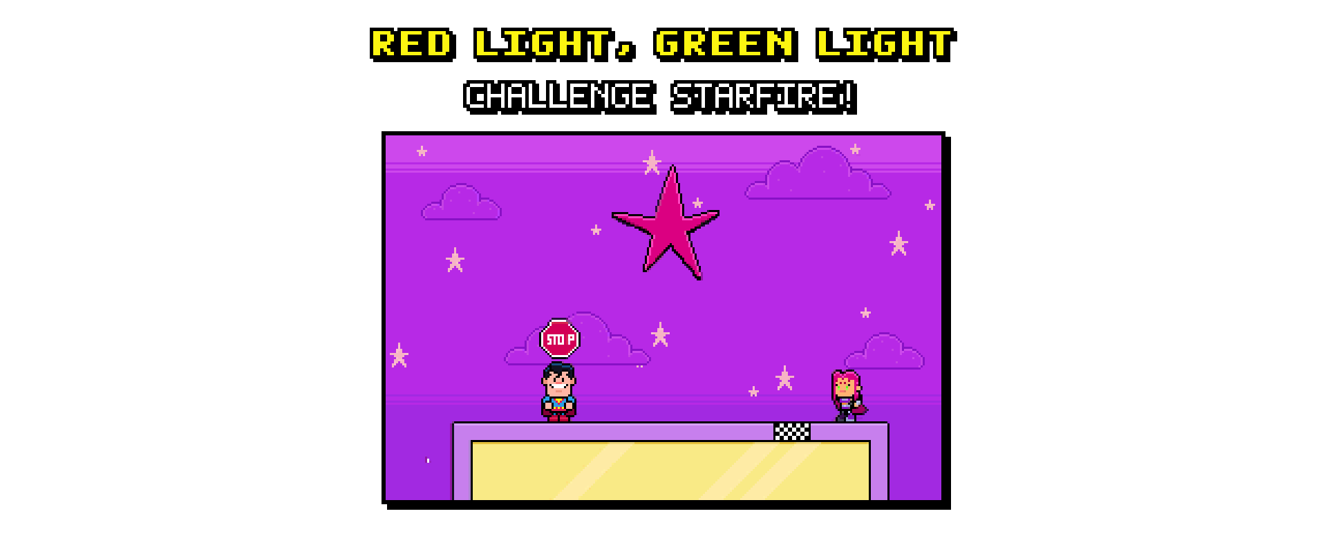 Super Go! mini-challenge: red light, green light with Starfire
